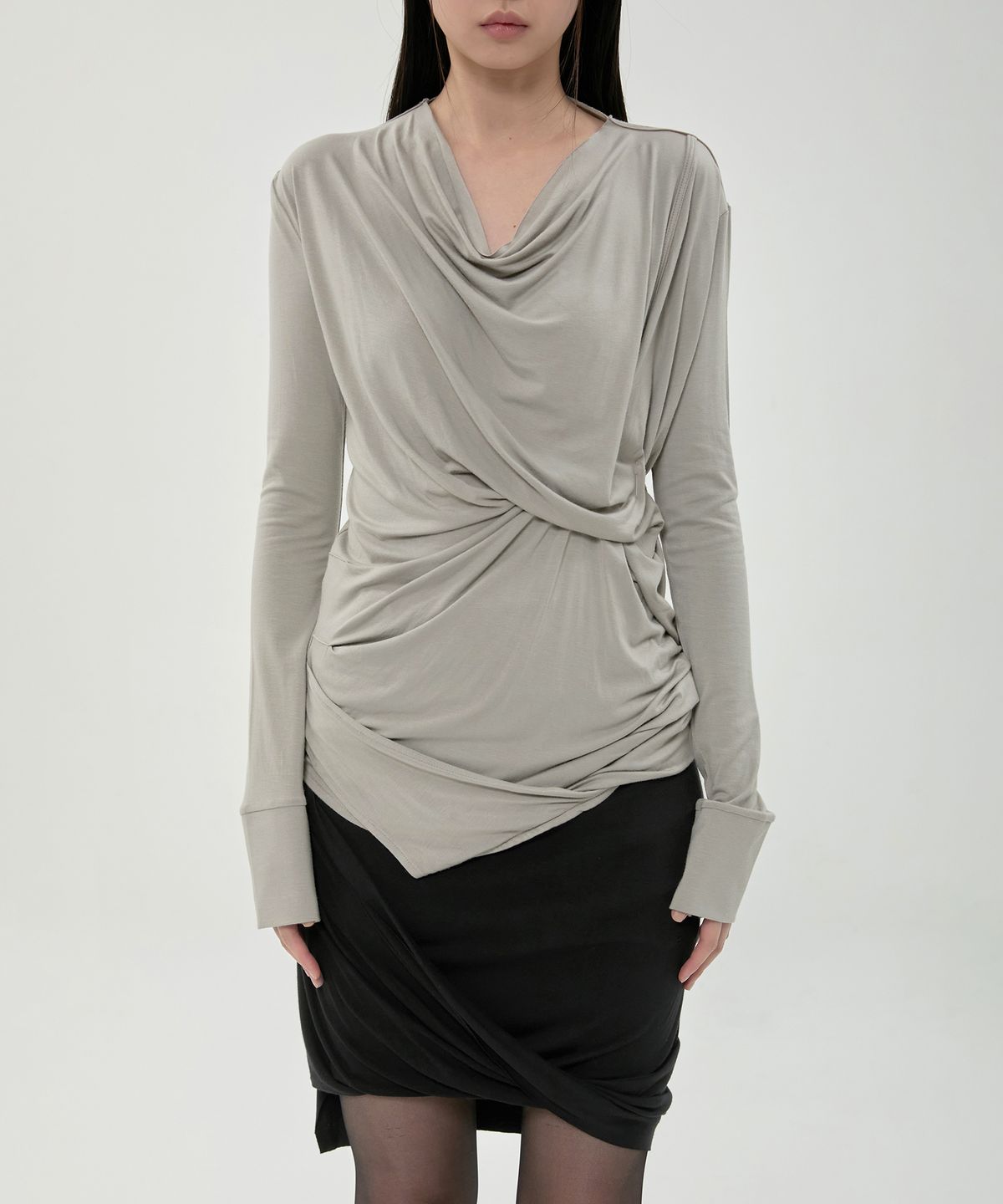플레어업(FLAREUP) Miya Long Sleeve (FL-195_Ash Beige)