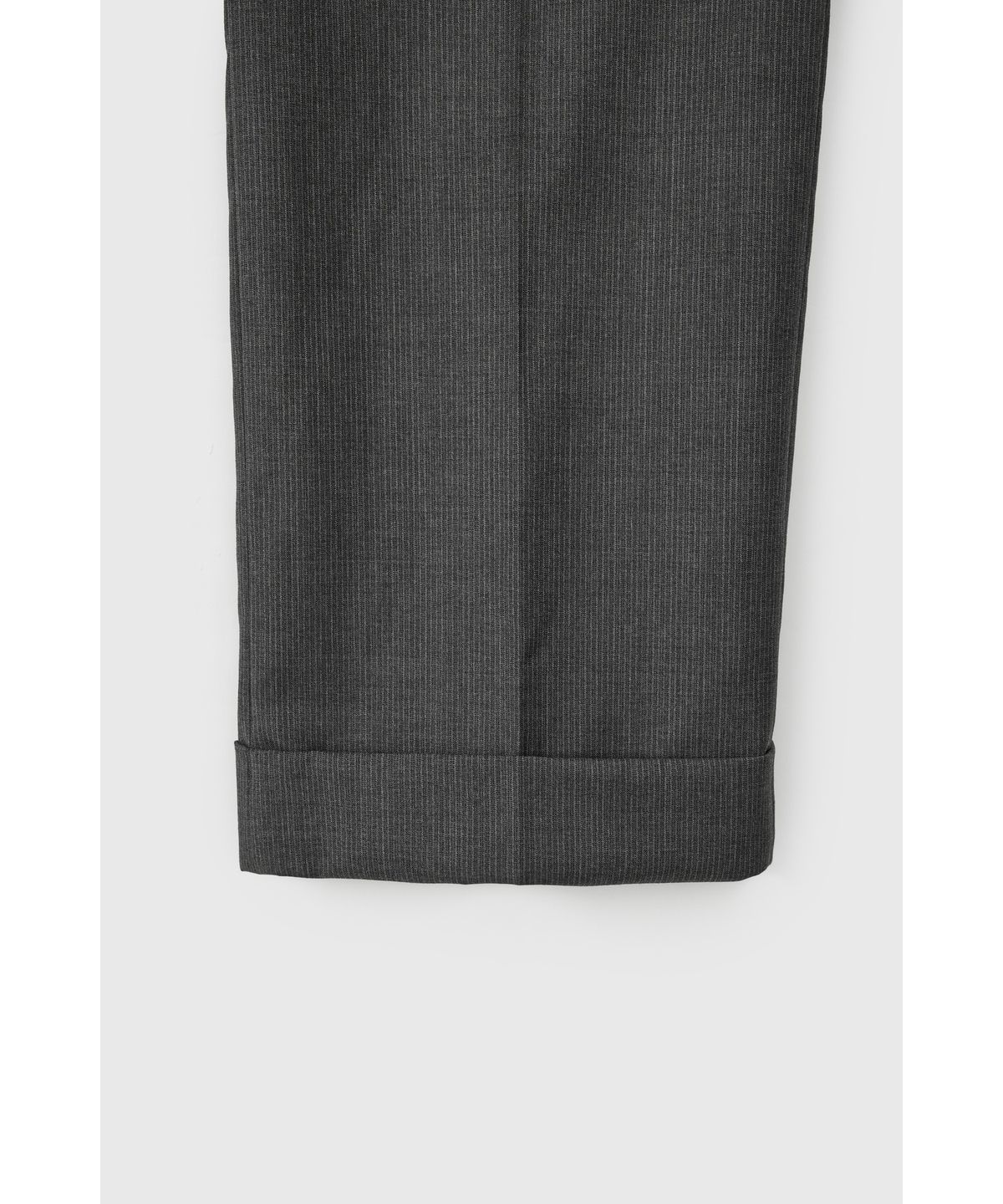 유스(YOUTH) Turn-up Waist Line Pants - Charcoal Grey
