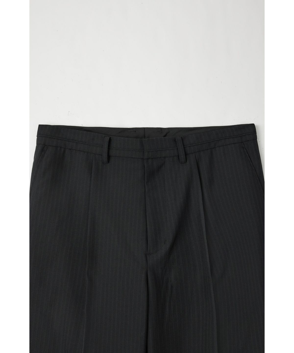 유스(YOUTH) Turn-up Waist Line Pants - Black