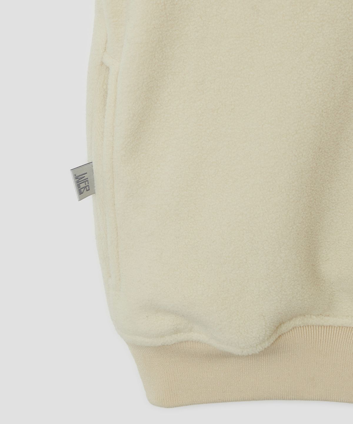 타입서비스(TYPESERVICE) Buttoned Fleece Top [Cream]