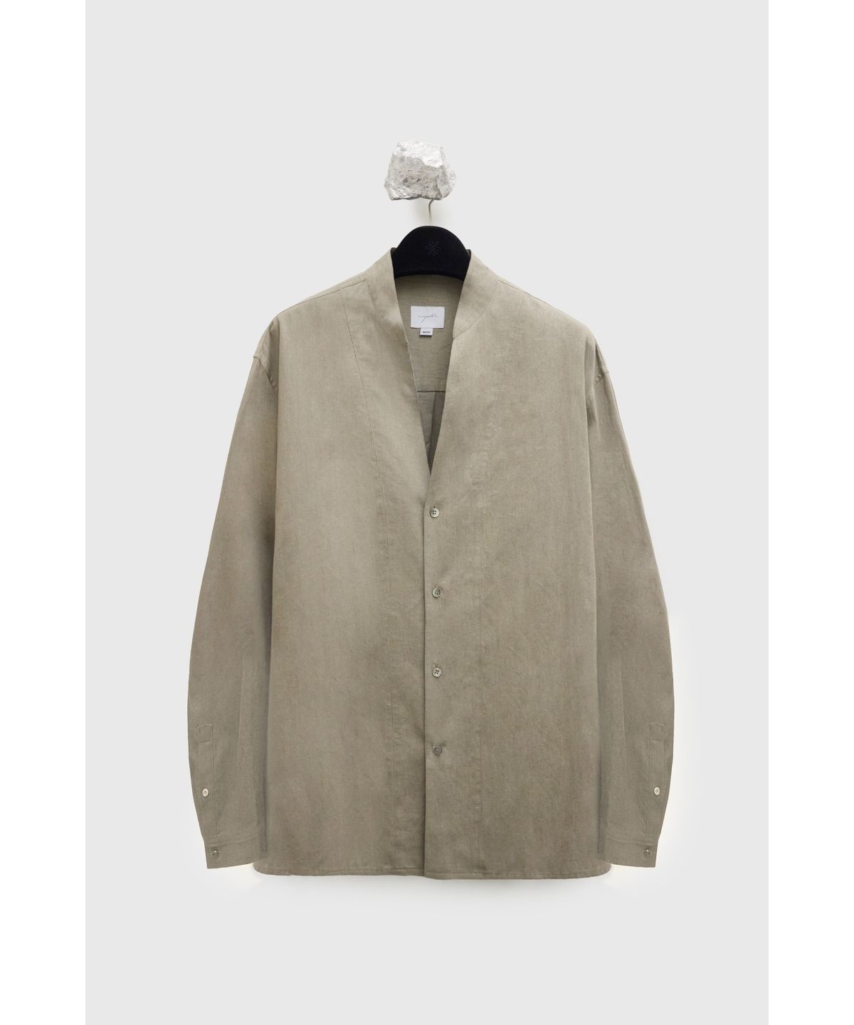유스(YOUTH) Deep V-neck Shirt - Brown
