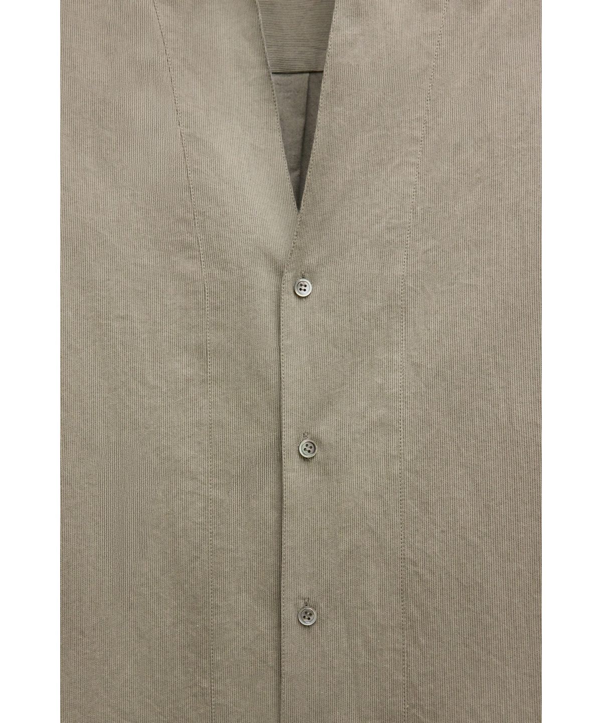 유스(YOUTH) Deep V-neck Shirt - Brown