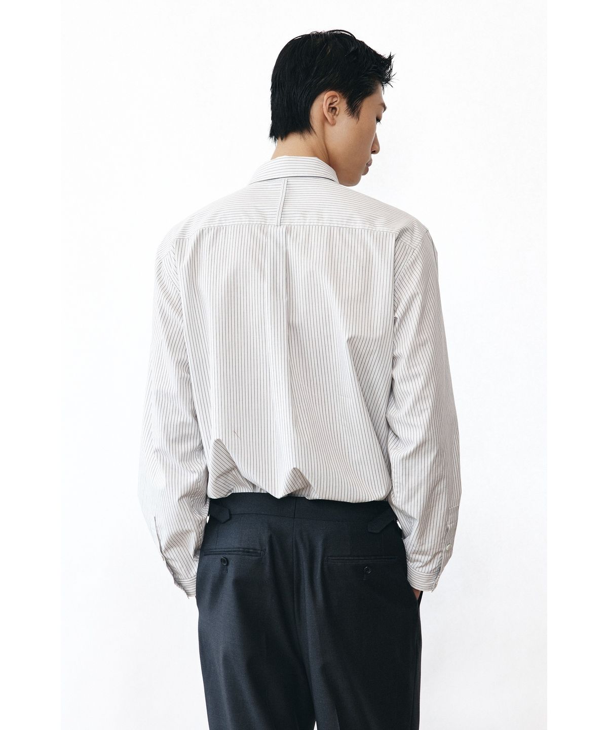 유스(YOUTH) Standard Shirt - Grey Stripe