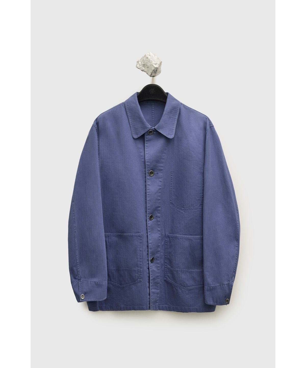 유스(YOUTH) Washed French Work Jacket - Washed Blue