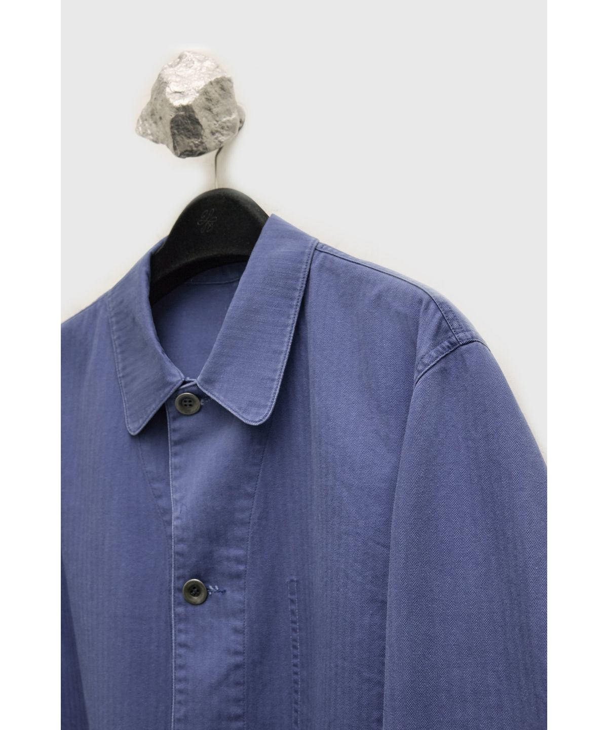 유스(YOUTH) Washed French Work Jacket - Washed Blue