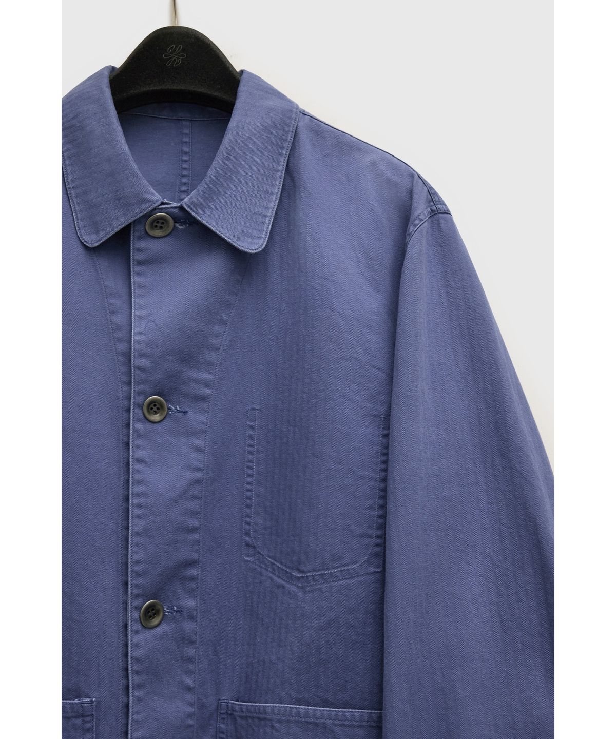 유스(YOUTH) Washed French Work Jacket - Washed Blue