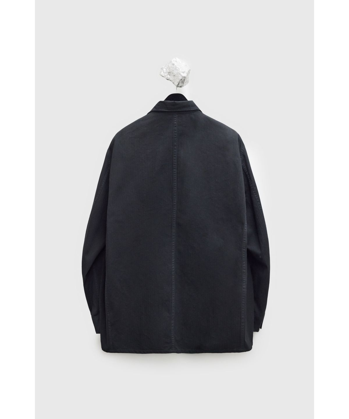 유스(YOUTH) Washed French Work Jacket - Washed Black