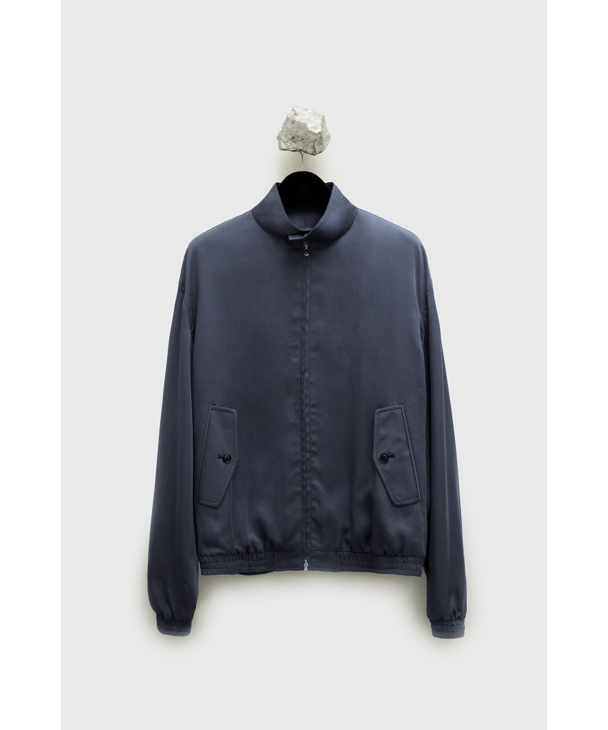 유스(YOUTH) Soft Drapery Harrington Jacket - Charcoal Grey