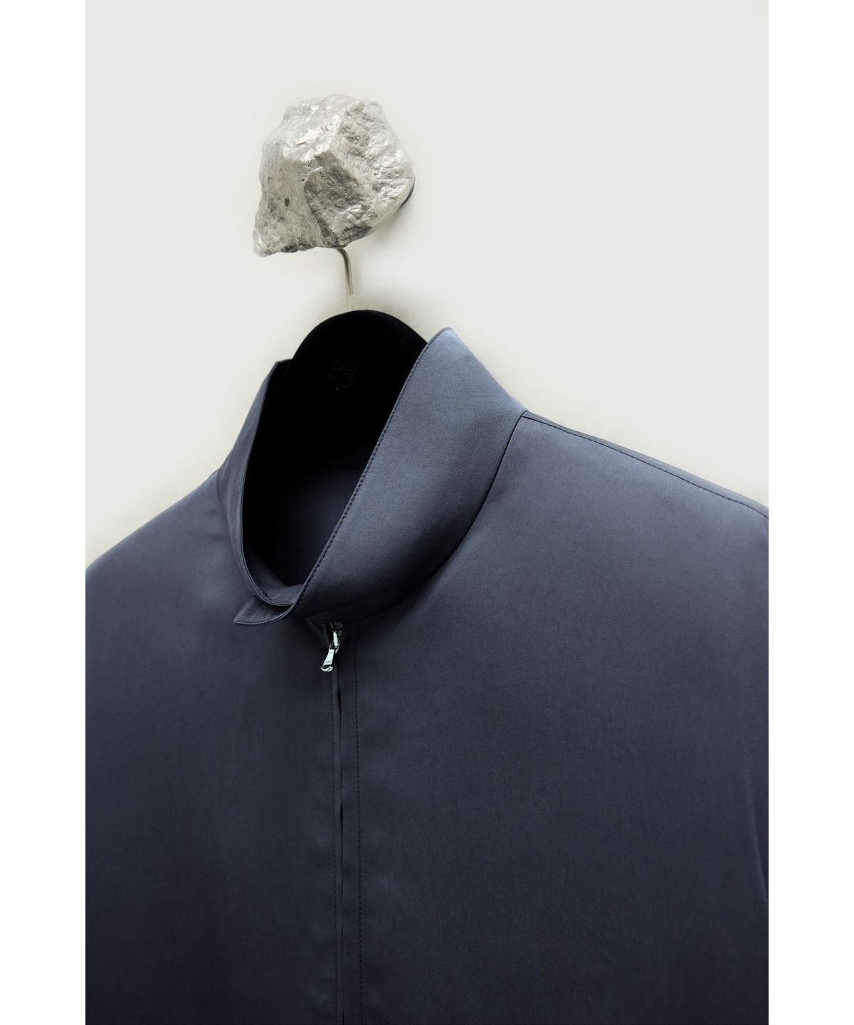 유스(YOUTH) Soft Drapery Harrington Jacket - Charcoal Grey