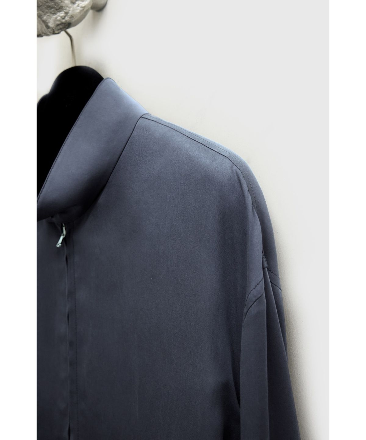 유스(YOUTH) Soft Drapery Harrington Jacket - Charcoal Grey