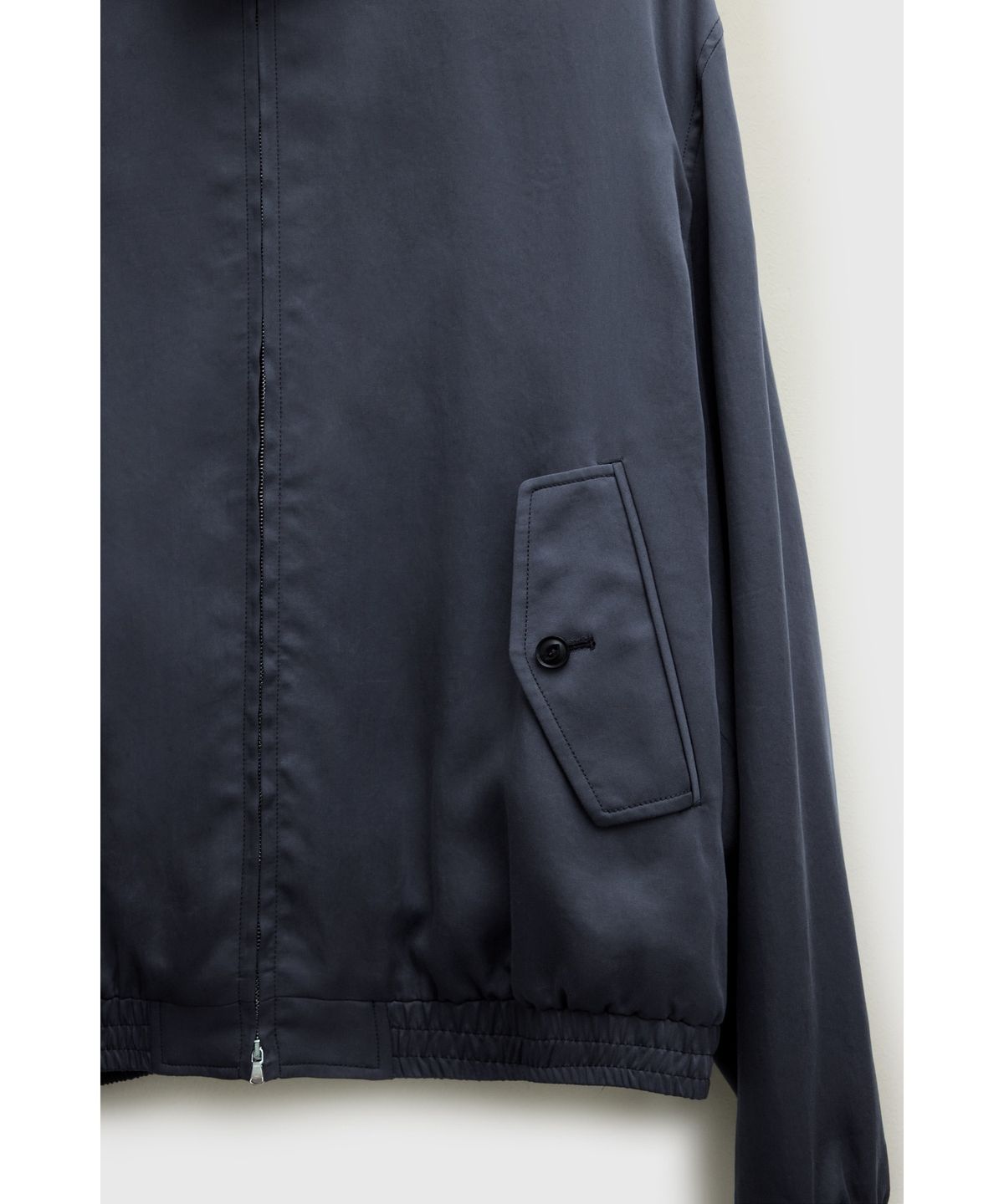 유스(YOUTH) Soft Drapery Harrington Jacket - Charcoal Grey