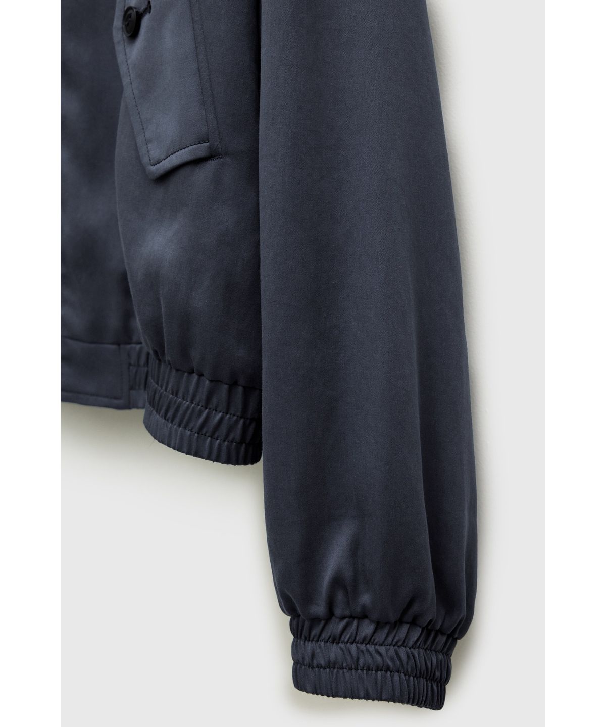 유스(YOUTH) Soft Drapery Harrington Jacket - Charcoal Grey