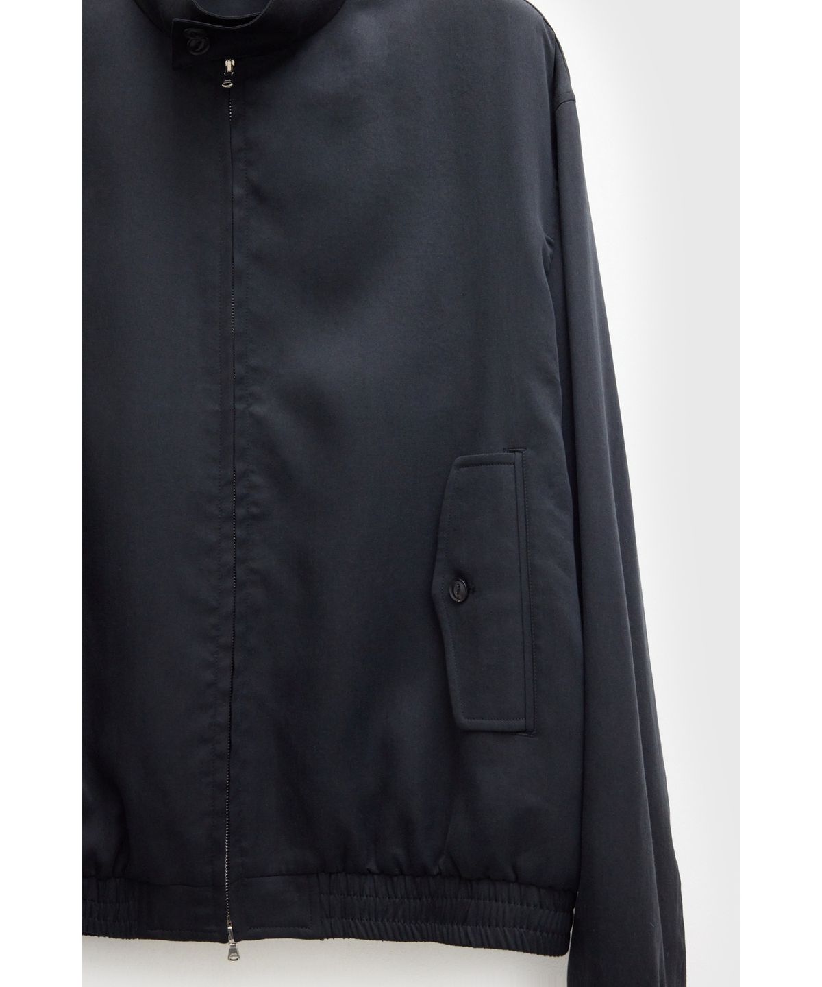 유스(YOUTH) Soft Drapery Harrington Jacket - Black