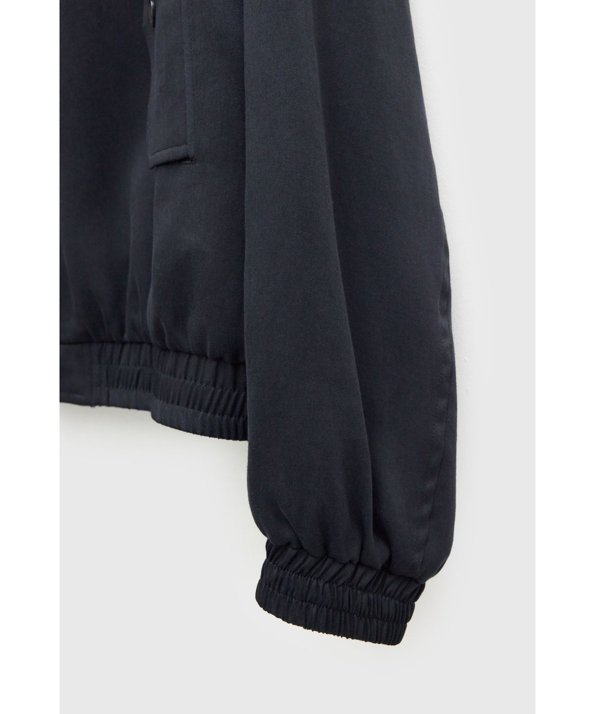 유스(YOUTH) Soft Drapery Harrington Jacket - Black
