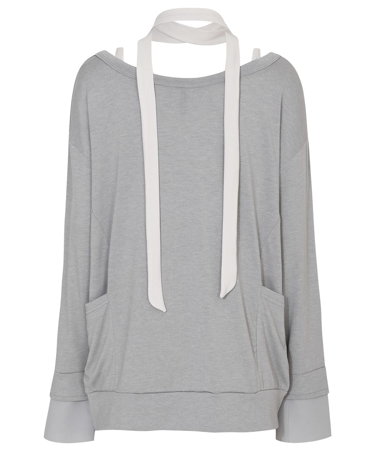 플레어업(FLAREUP) 2-Layered Offset Long Sleeve (FL-198_Gray)