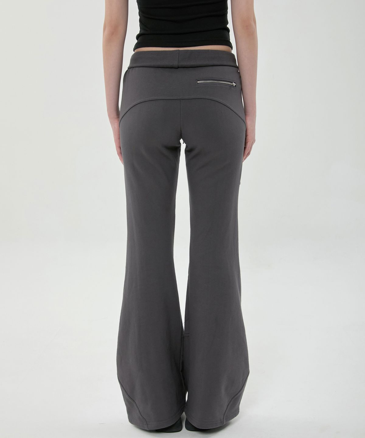 플레어업(FLAREUP) Nana Flared Sweatpants (FL-273_Charcoal)