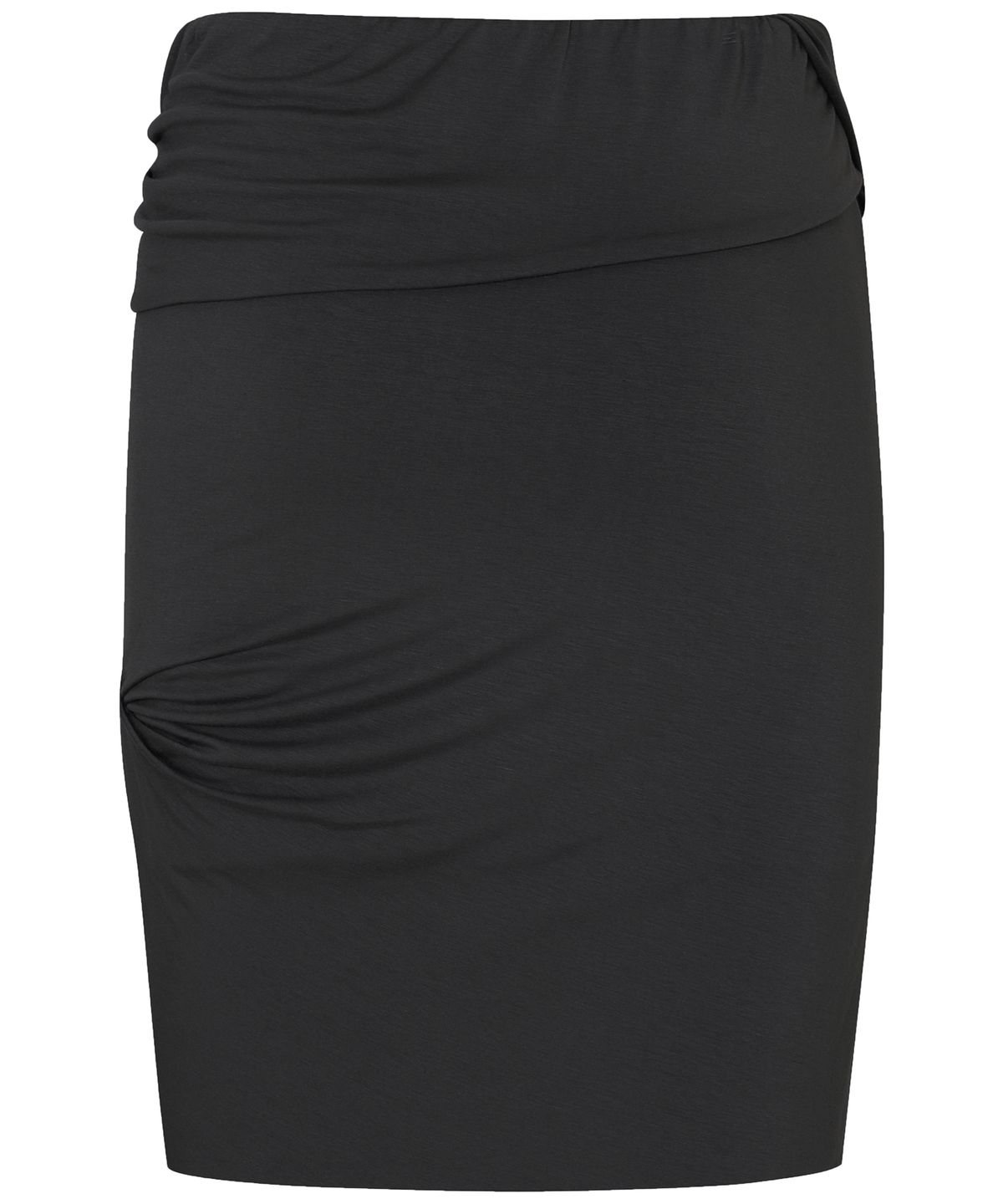 플레어업(FLAREUP) Asymmetrical Midi Skirt (FL-274_Black)