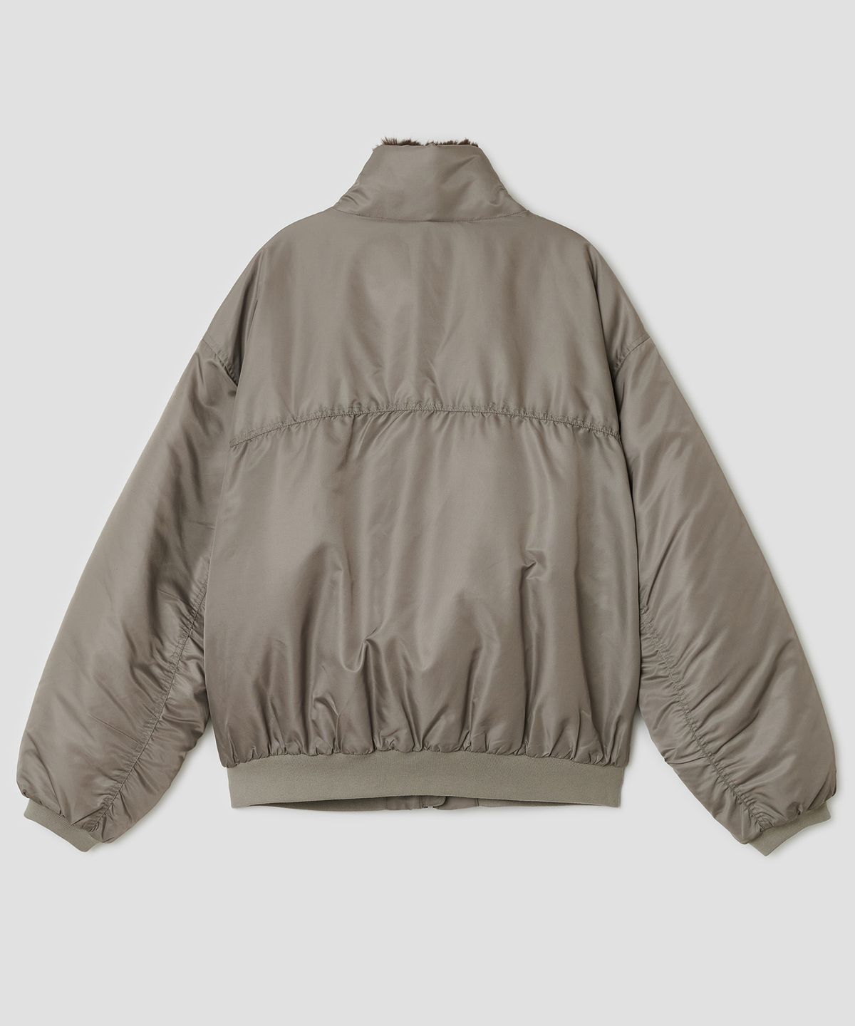 타입서비스(TYPESERVICE) Fur Collar Bomber Jacket [Beige]