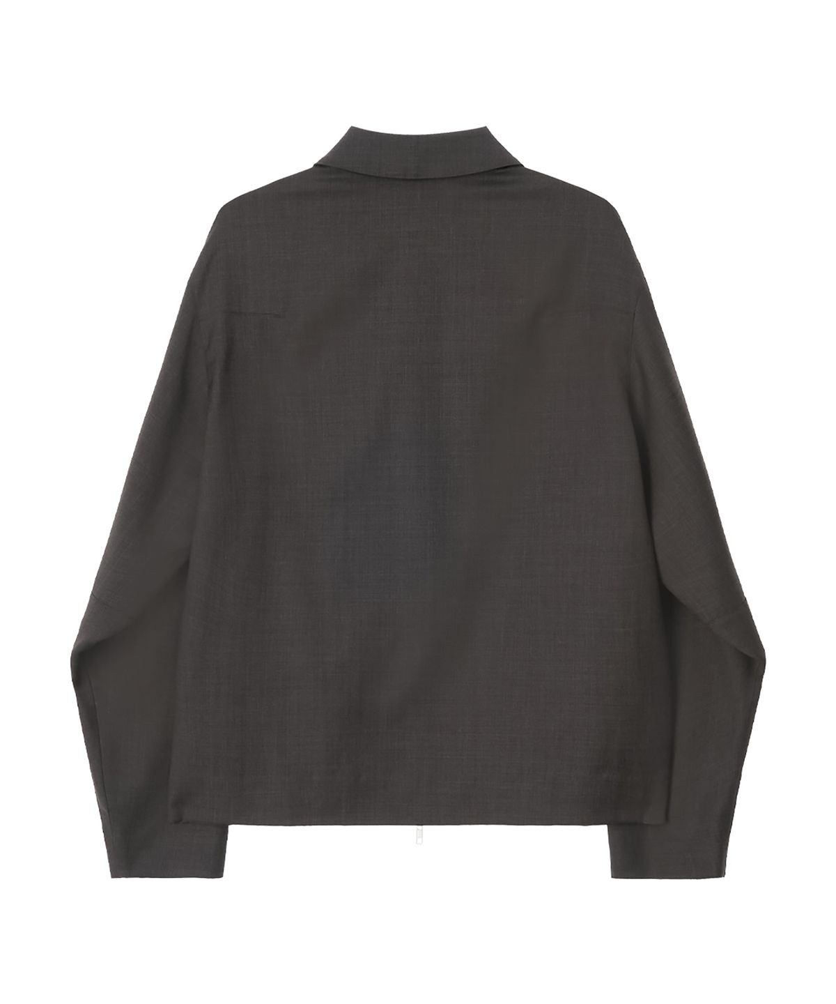 오아노(OANO) WOOL BLEND JACKET / CHARCOAL BROWN
