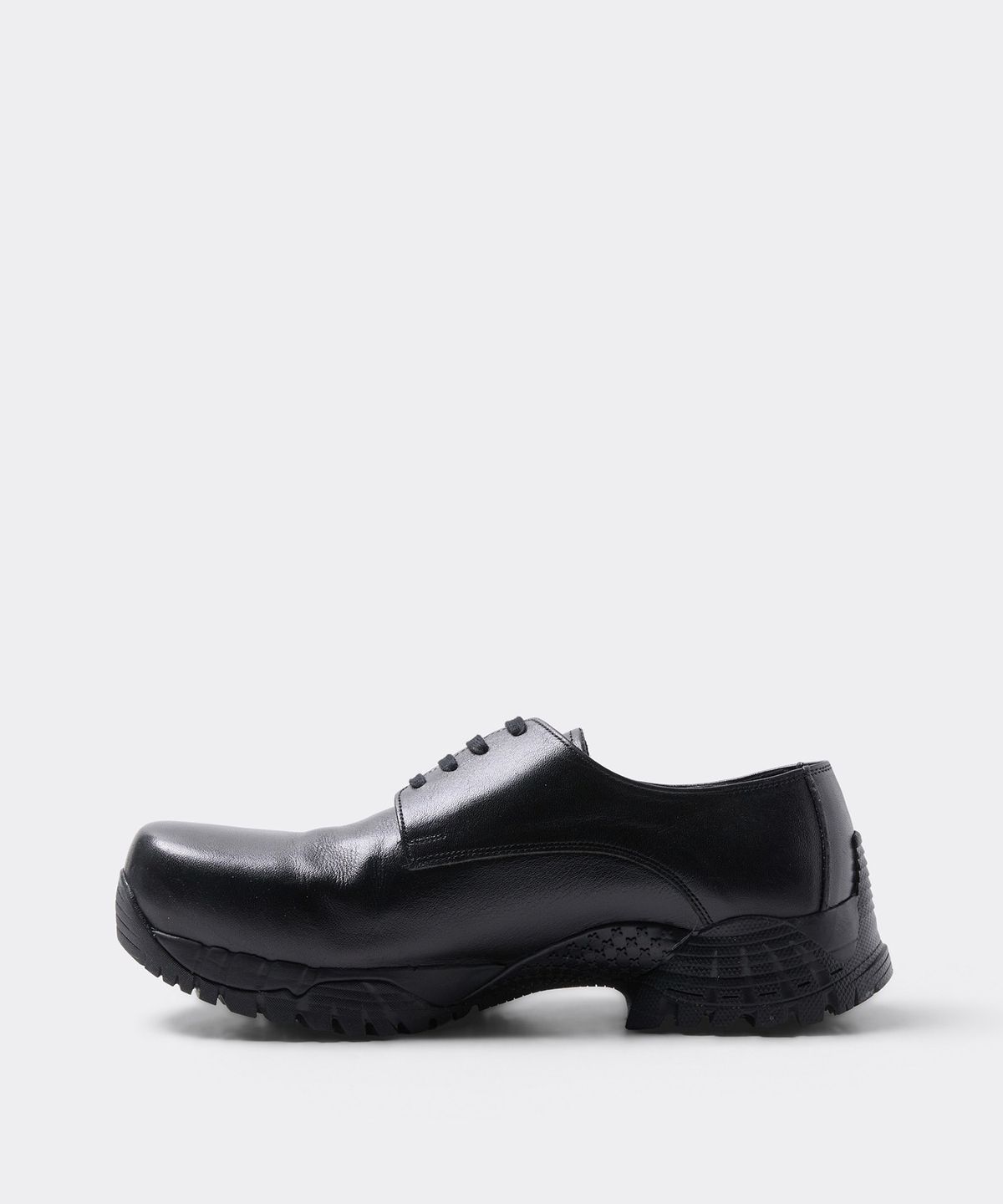 커스텀멜로우(CUSTOMELLOW) [customellow X YOWE] Black Leather Derbys Uto3 CU4AX26991BKX