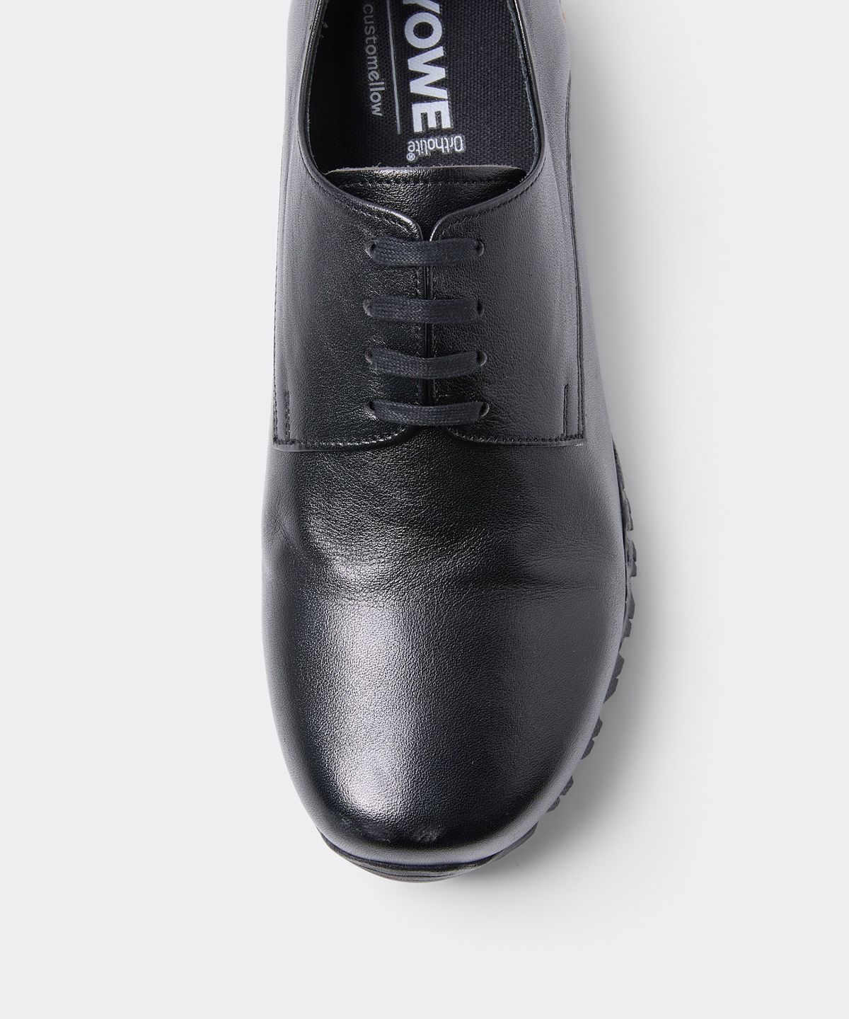커스텀멜로우(CUSTOMELLOW) [customellow X YOWE] Black Leather Derbys Uto3 CU4AX26991BKX