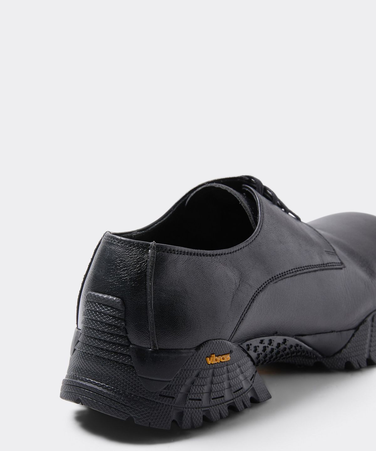 커스텀멜로우(CUSTOMELLOW) [customellow X YOWE] Black Leather Derbys Uto3 CU4AX26991BKX
