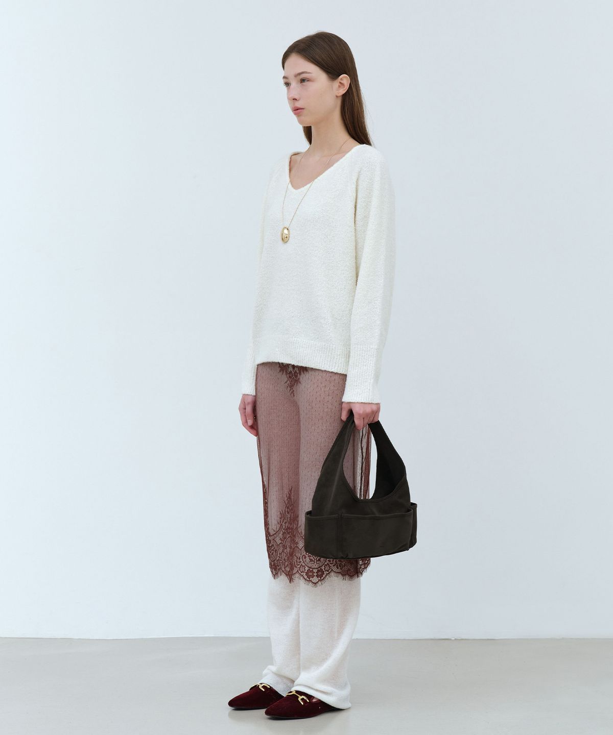 오브히(OVHEE) 포니 숄더백 Poni Shoulder Bag_Espresso