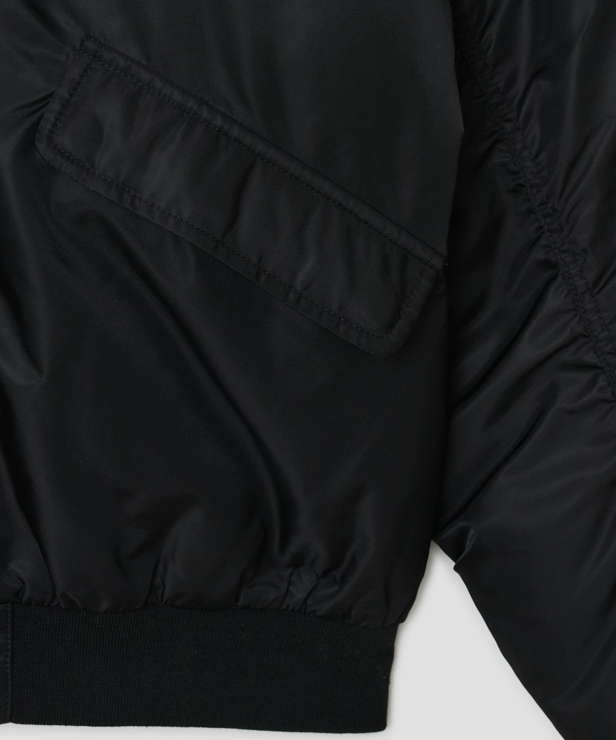 타입서비스(TYPESERVICE) Fur Collar Bomber Jacket [Black]