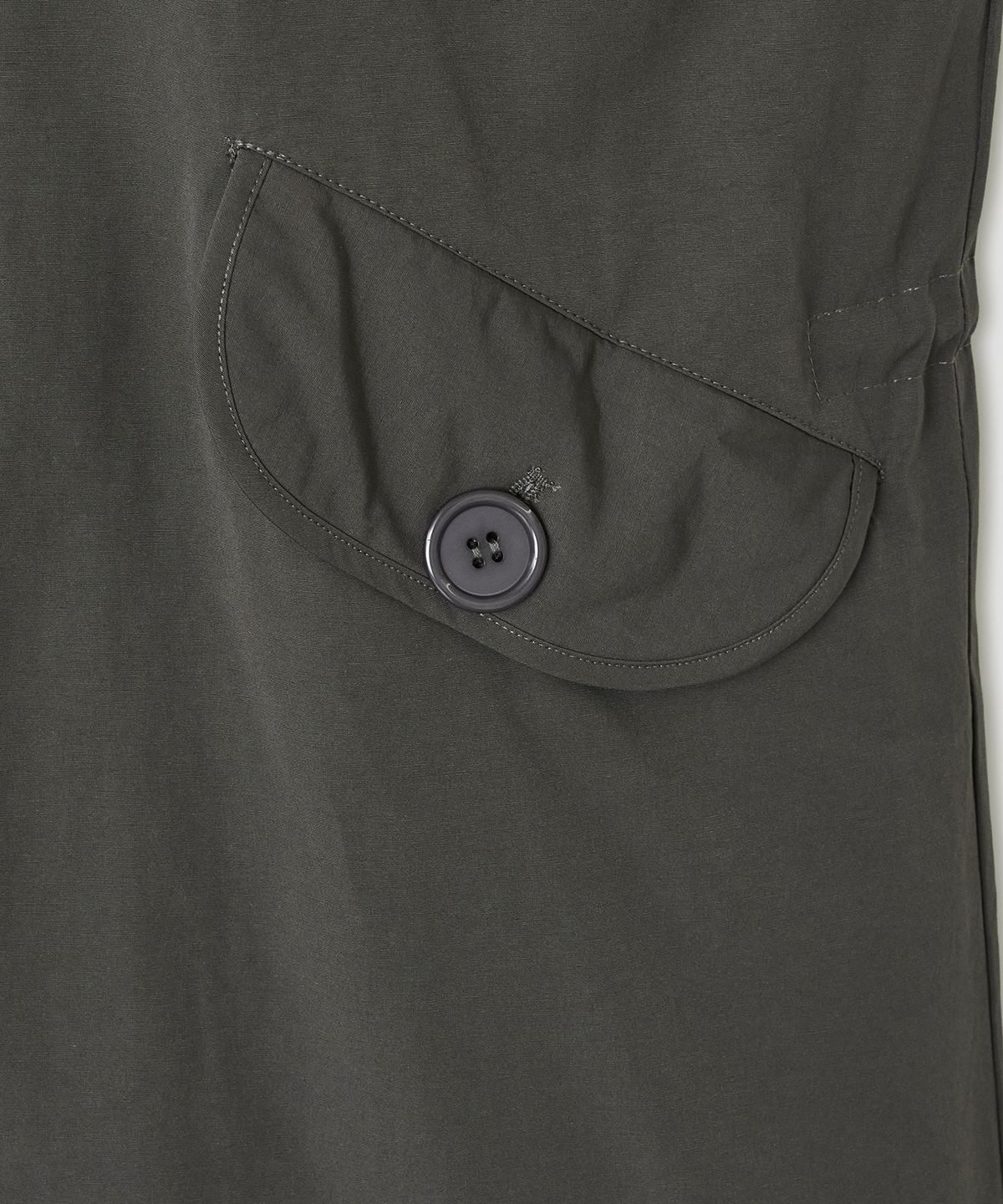 타입서비스(TYPESERVICE) Fur Trim Padded Jacket [Charcoal]