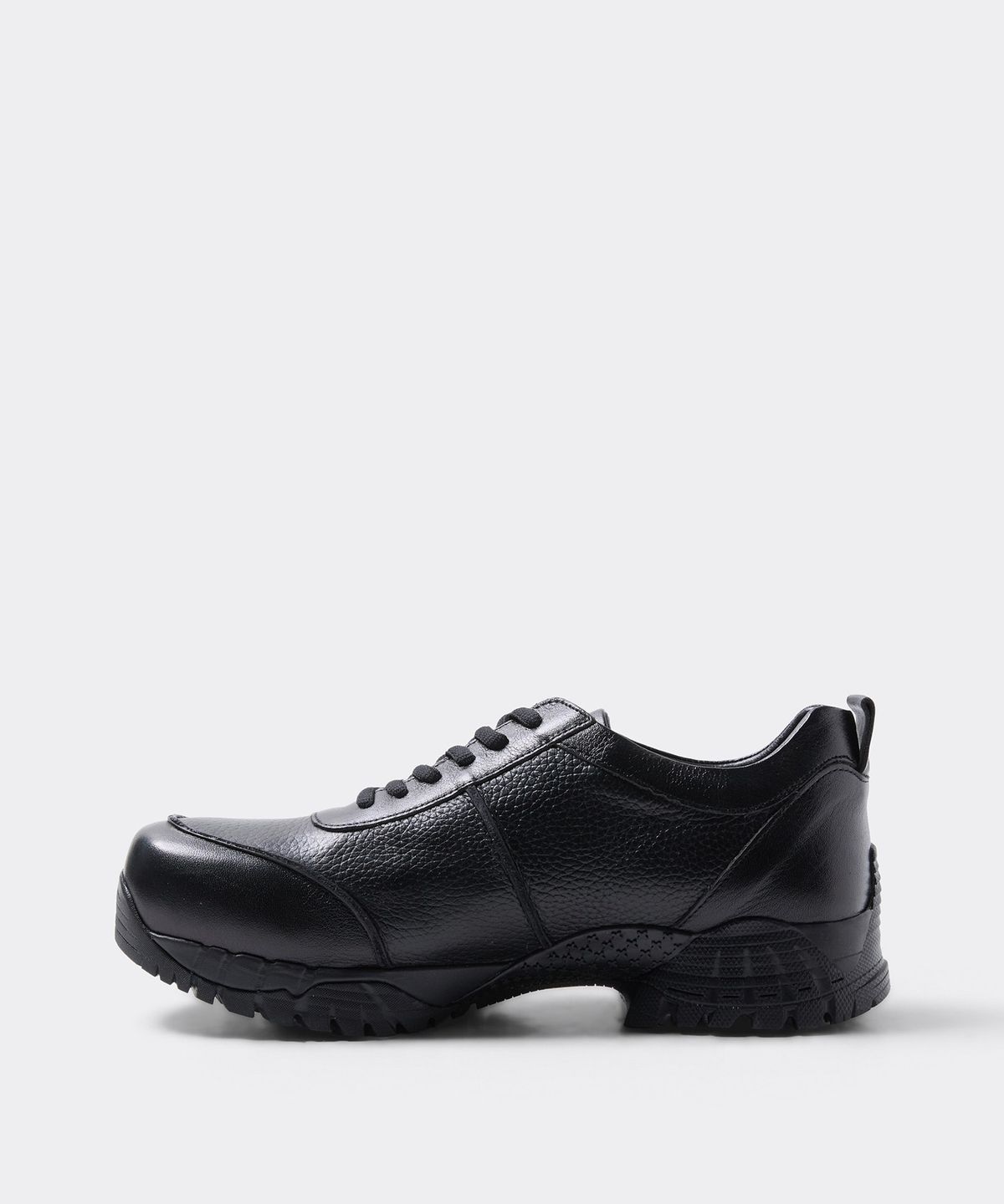 커스텀멜로우(CUSTOMELLOW) [customellow X YOWE] Black Leather Sneakers Uven2 CU4AX26992BKX