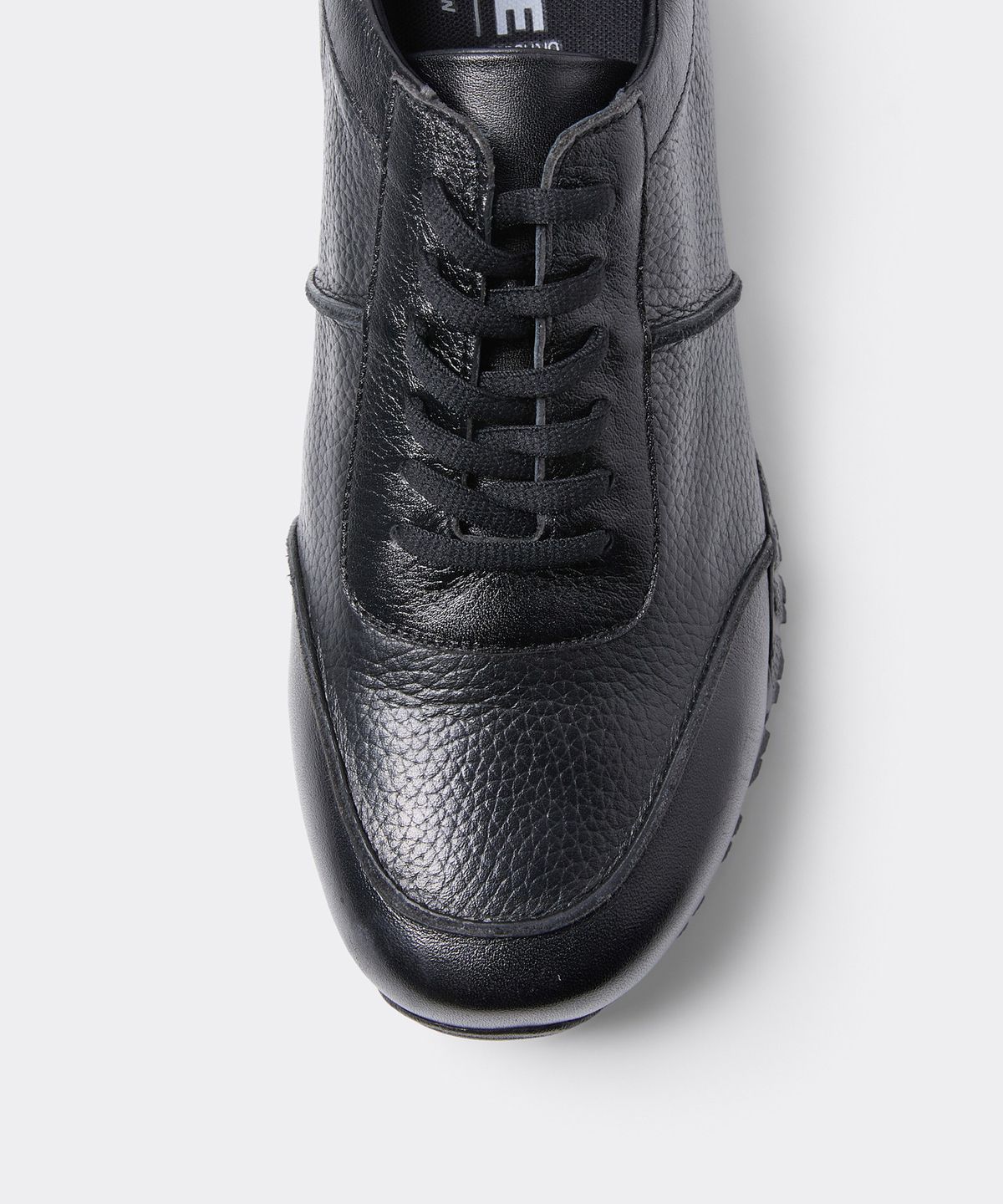 커스텀멜로우(CUSTOMELLOW) [customellow X YOWE] Black Leather Sneakers Uven2 CU4AX26992BKX
