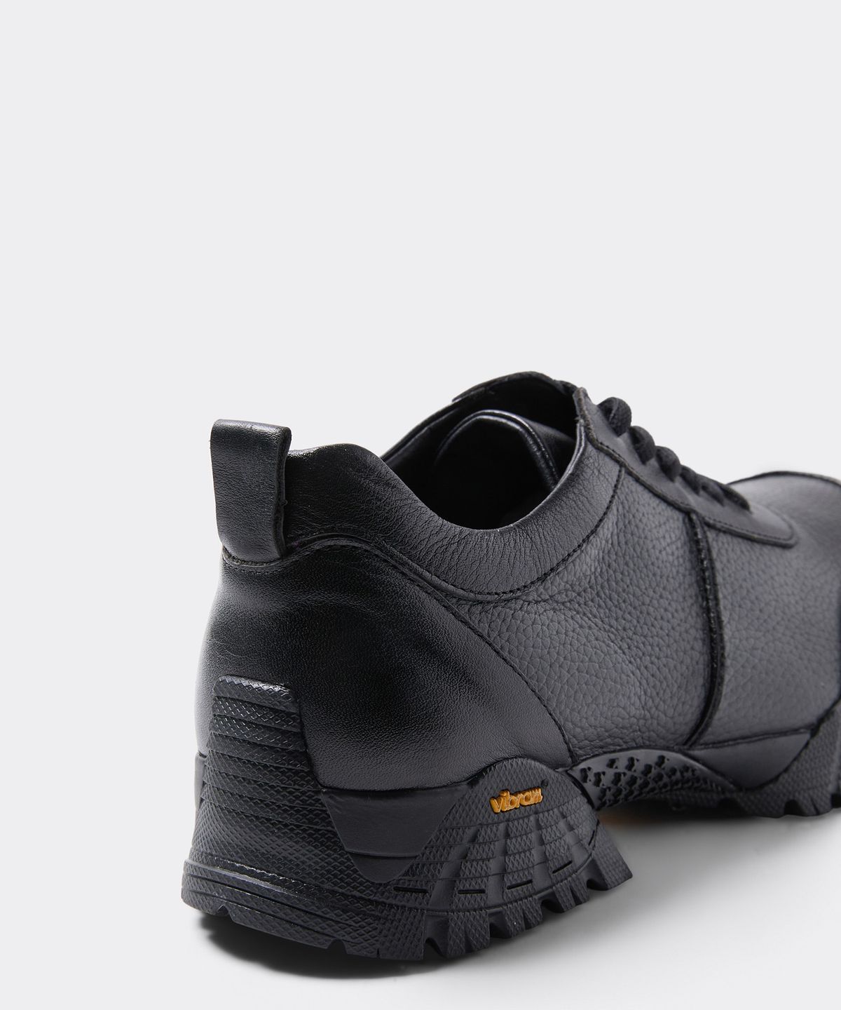 커스텀멜로우(CUSTOMELLOW) [customellow X YOWE] Black Leather Sneakers Uven2 CU4AX26992BKX
