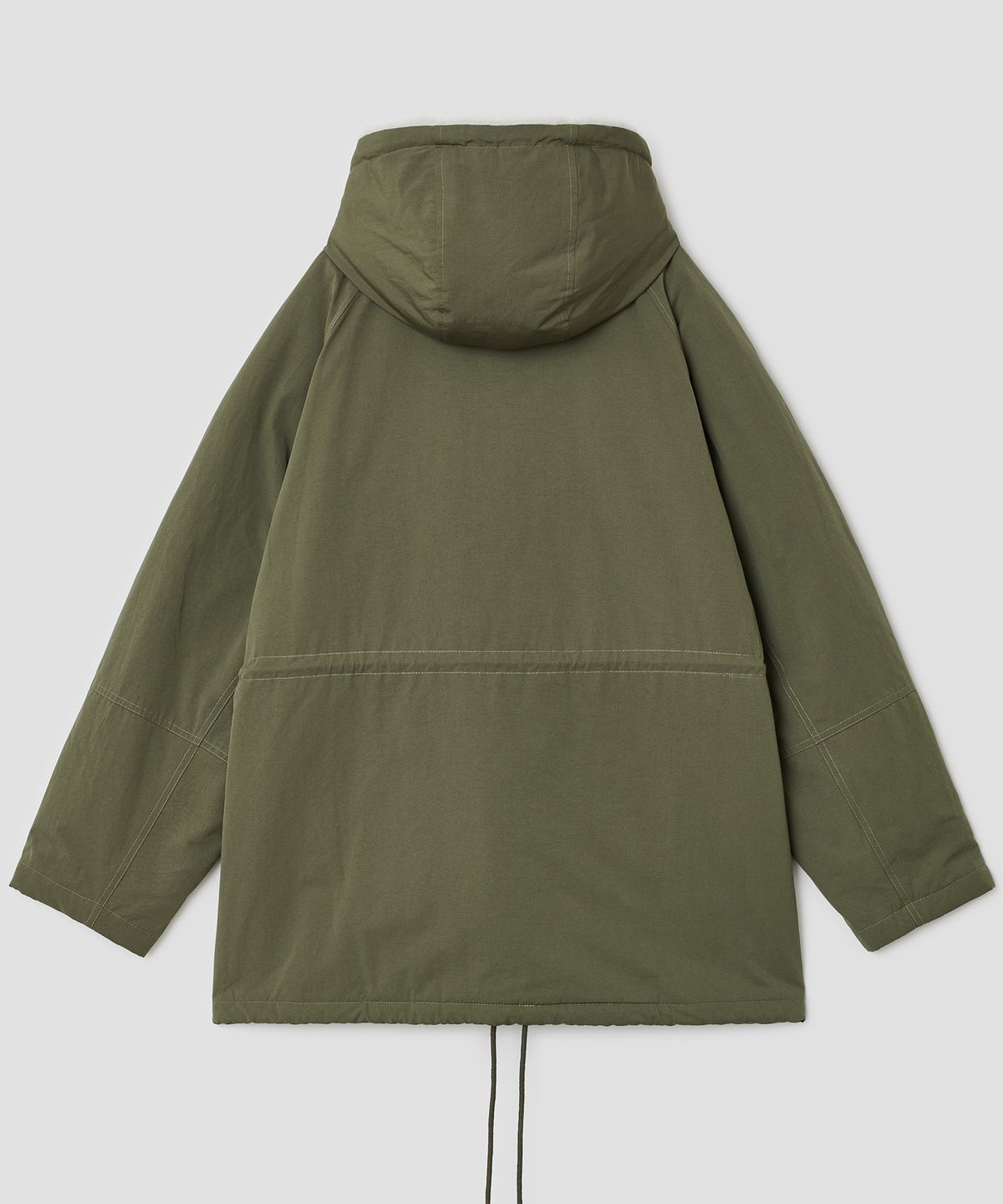 타입서비스(TYPESERVICE) Fur Trim Padded Jacket [Khaki]