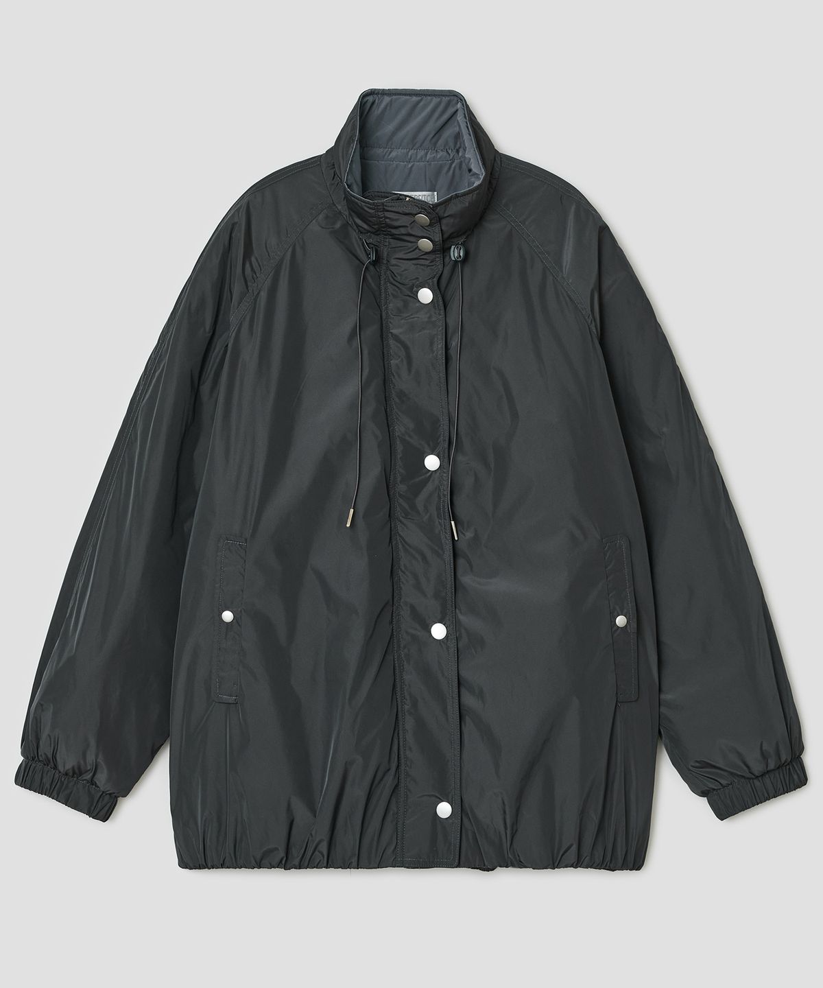 타입서비스(TYPESERVICE) Stand Collar Padded Jacket [Charcoal]