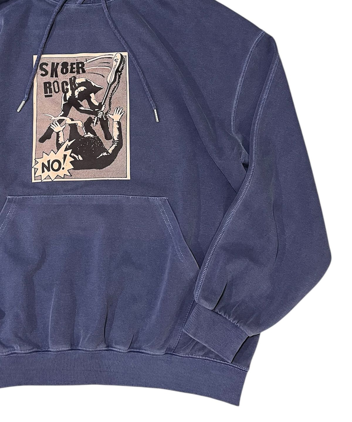 스케이터락(SK8ER ROCK) No Control Pigment Sweat Hooide (Navy)