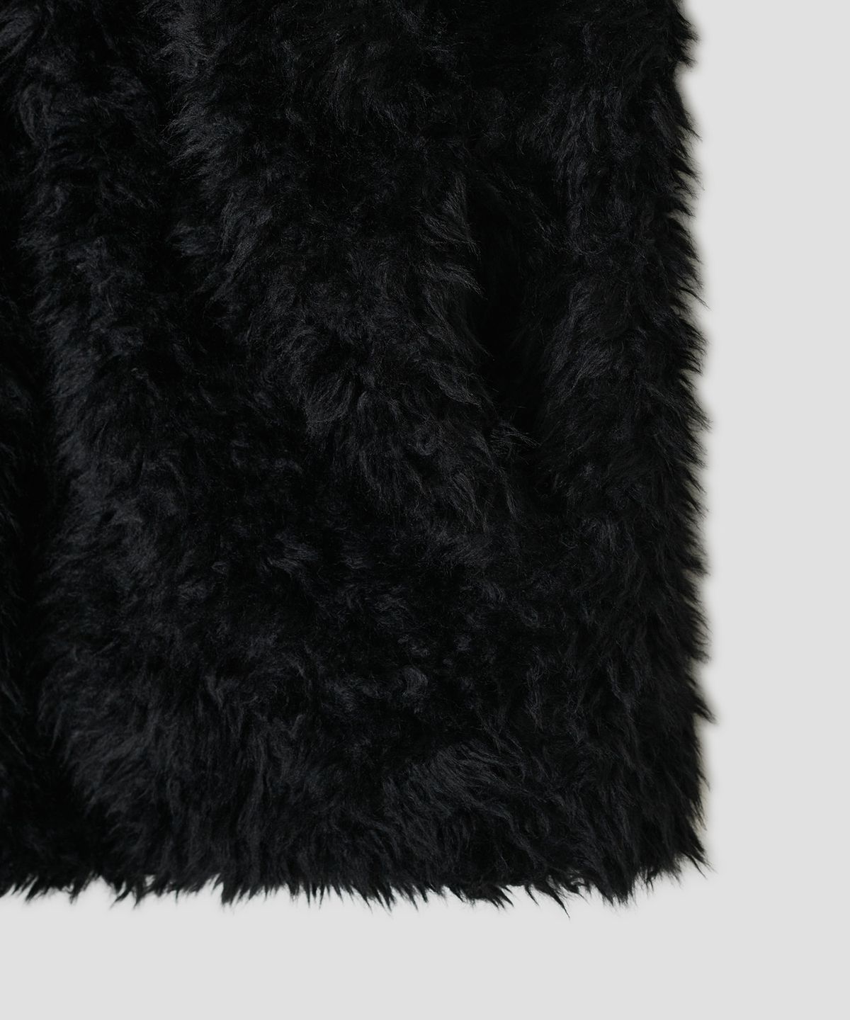 타입서비스(TYPESERVICE) Fur Duffle Jacket [Black]
