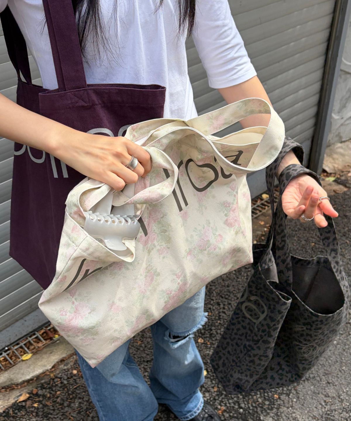 이로시 이로아(IROSI IROA) IR Classic Big Bag (Ivory)