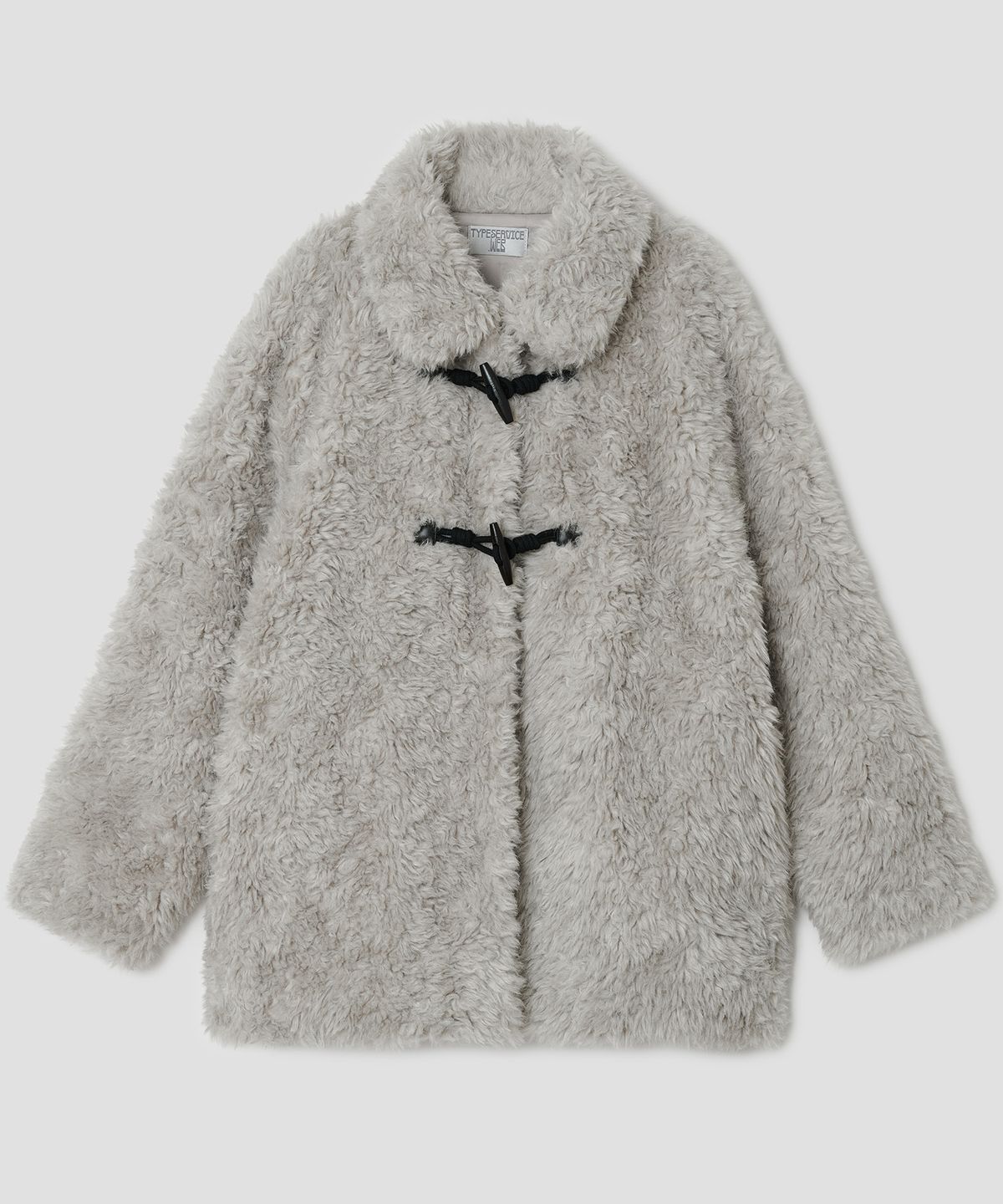 타입서비스(TYPESERVICE) Fur Duffle Jacket [Gray]