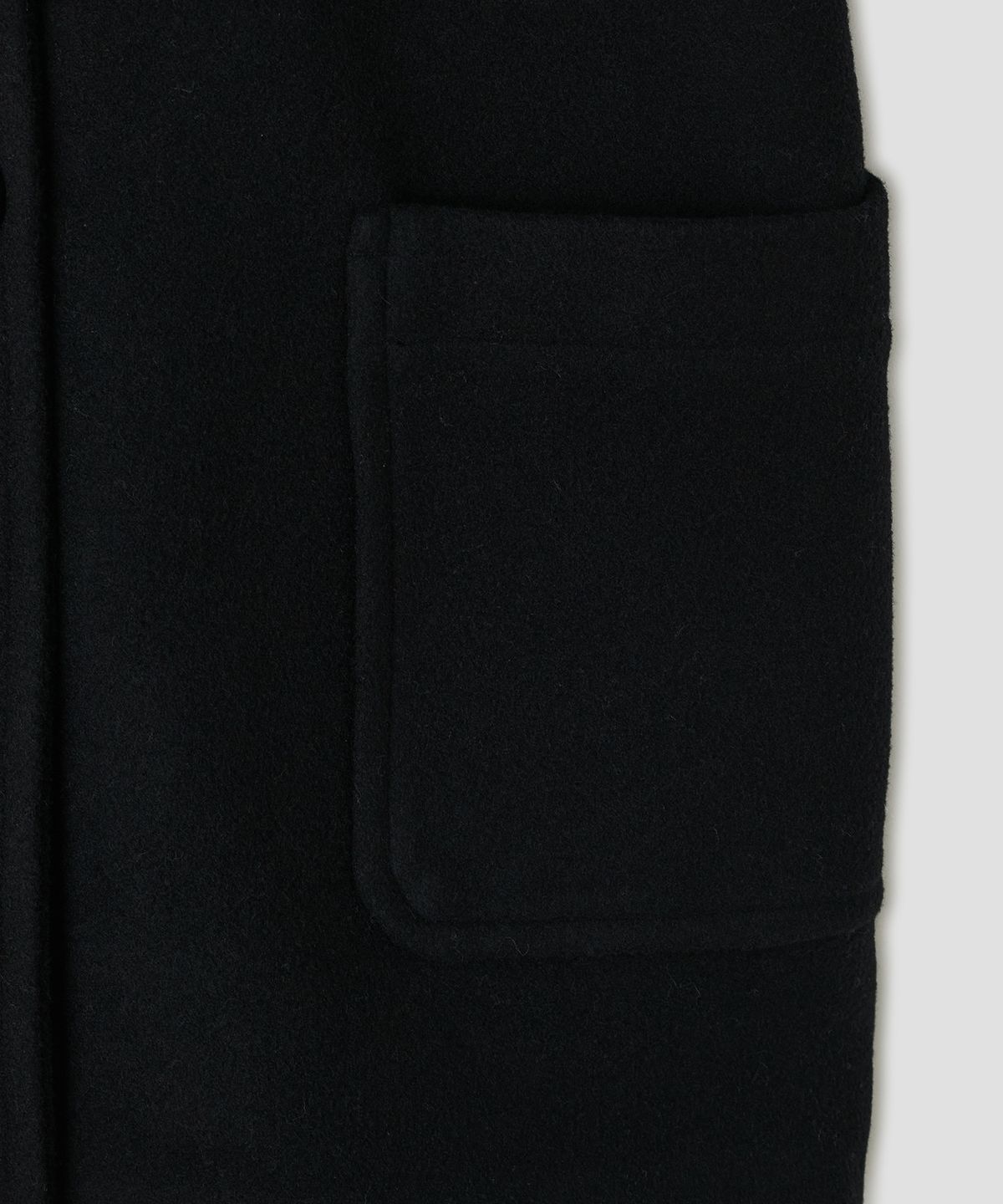 타입서비스(TYPESERVICE) Raglan Double Breasted Coat [Black]