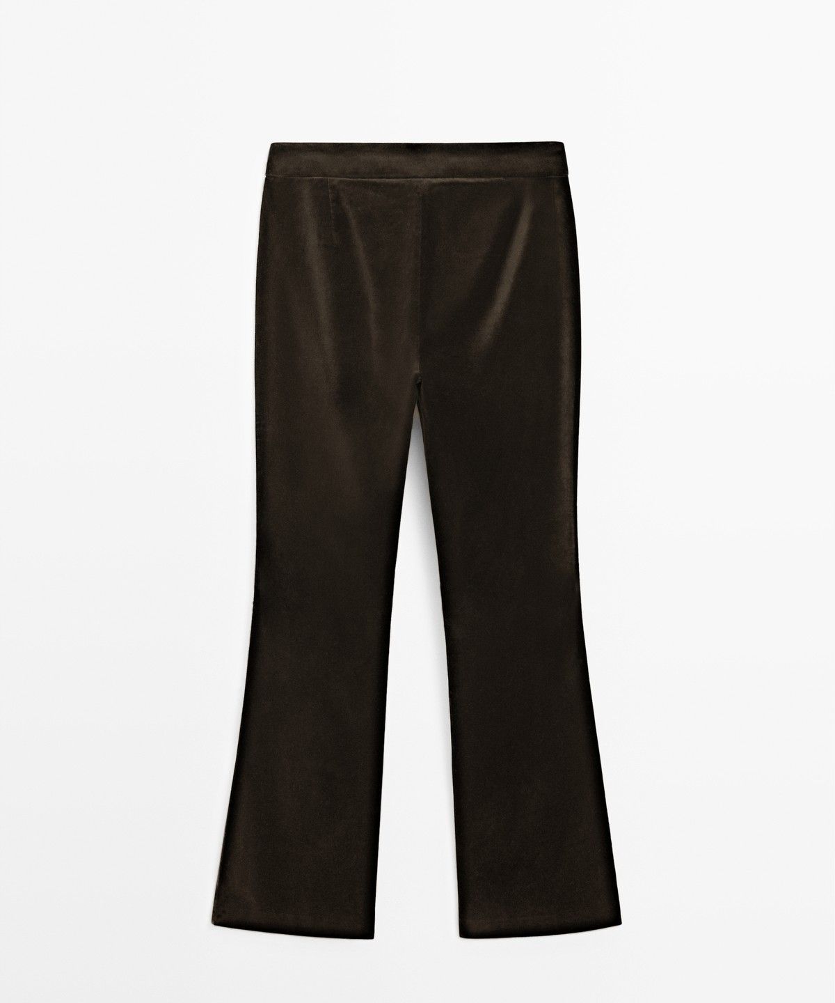 마시모두띠(MASSIMO DUTTI) 스키니 플레어핏 벨벳 팬츠