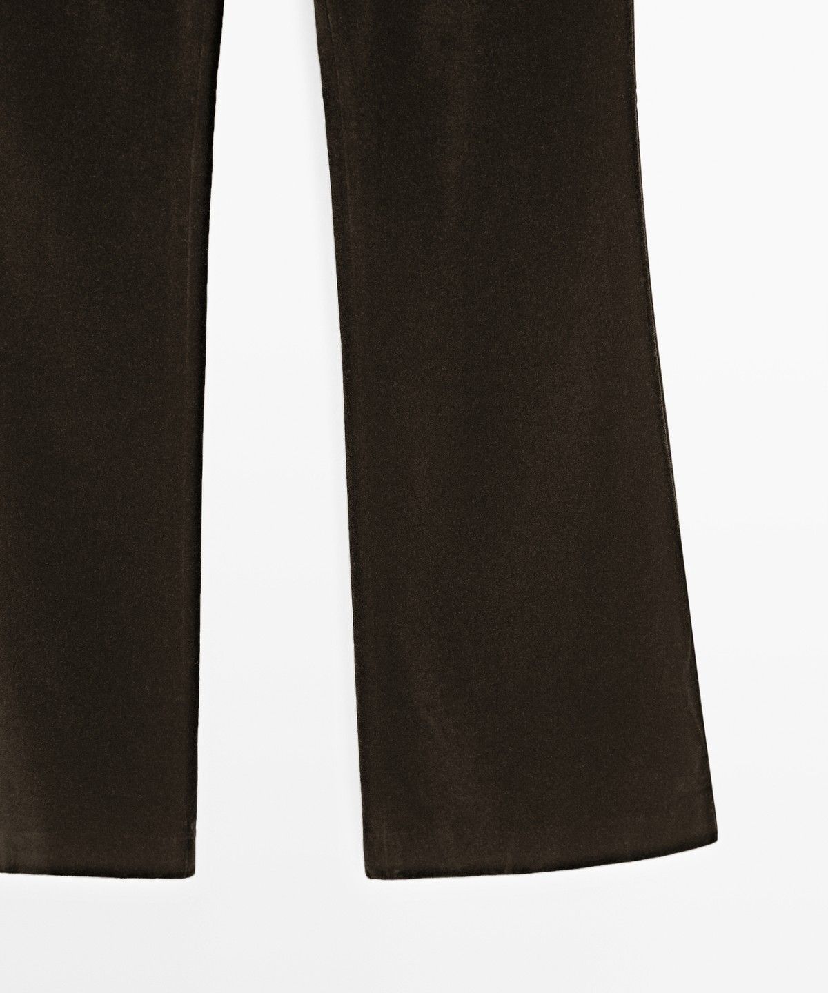 마시모두띠(MASSIMO DUTTI) 스키니 플레어핏 벨벳 팬츠