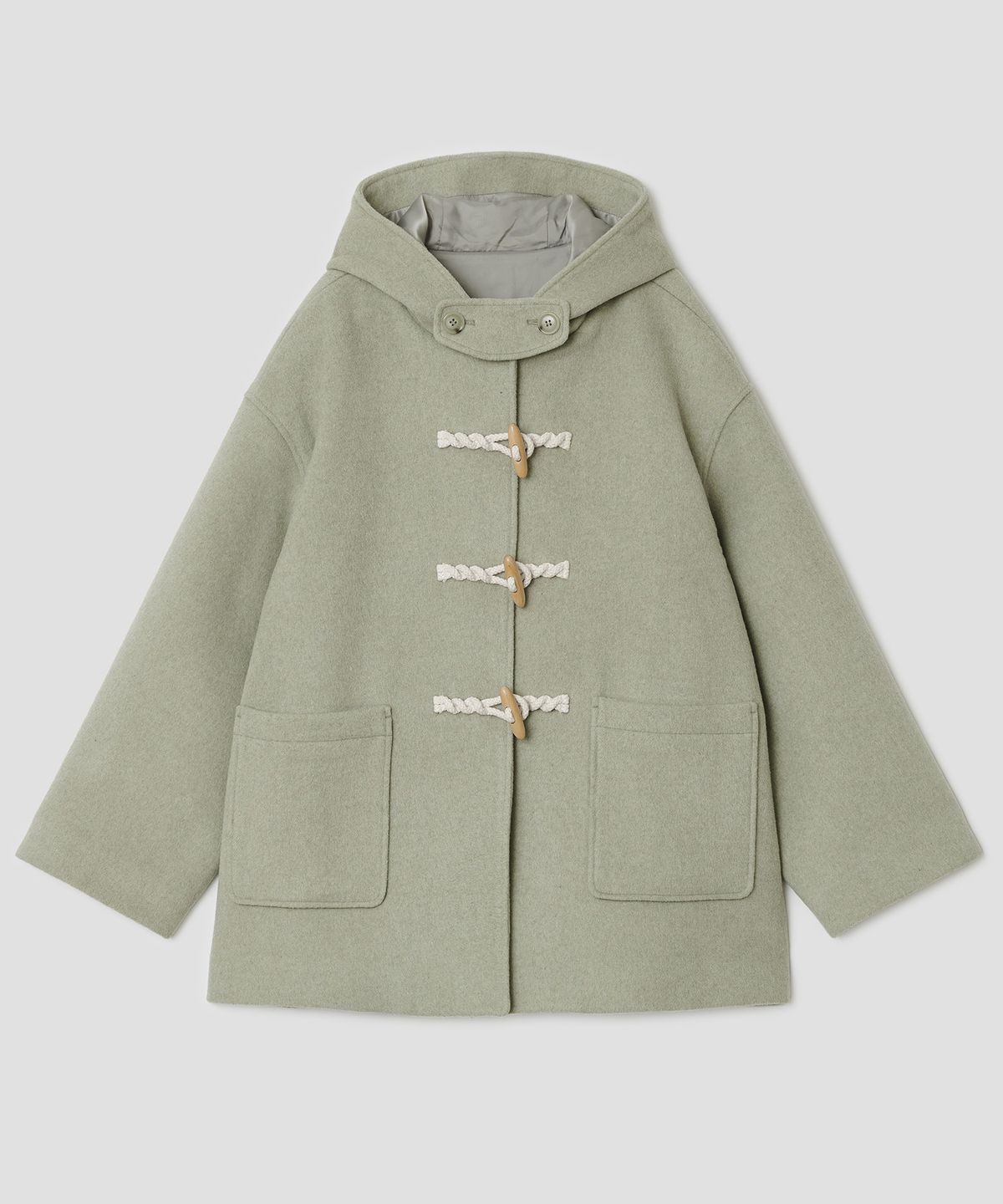 타입서비스(TYPESERVICE) Cashmere Hood Duffle Coat [Mint]