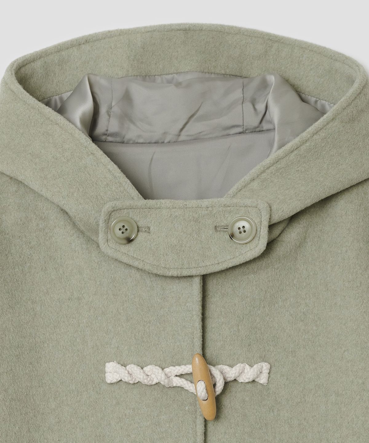 타입서비스(TYPESERVICE) Cashmere Hood Duffle Coat [Mint]