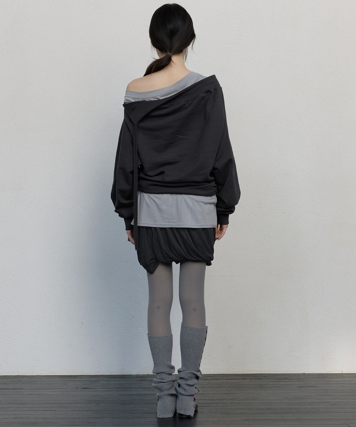 플레어업(FLAREUP) 2-Layered MTM (FL-197_Black&Gray)