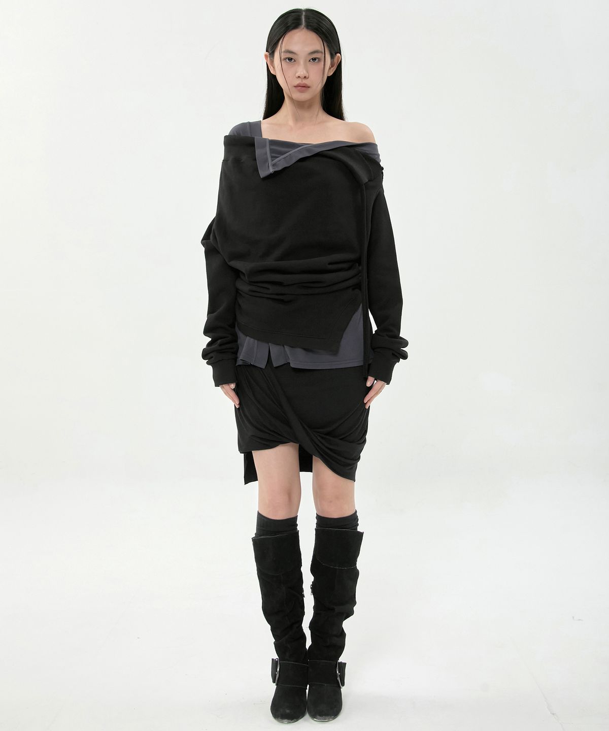 플레어업(FLAREUP) 2-Layered MTM (FL-197_Black&Charcoal)