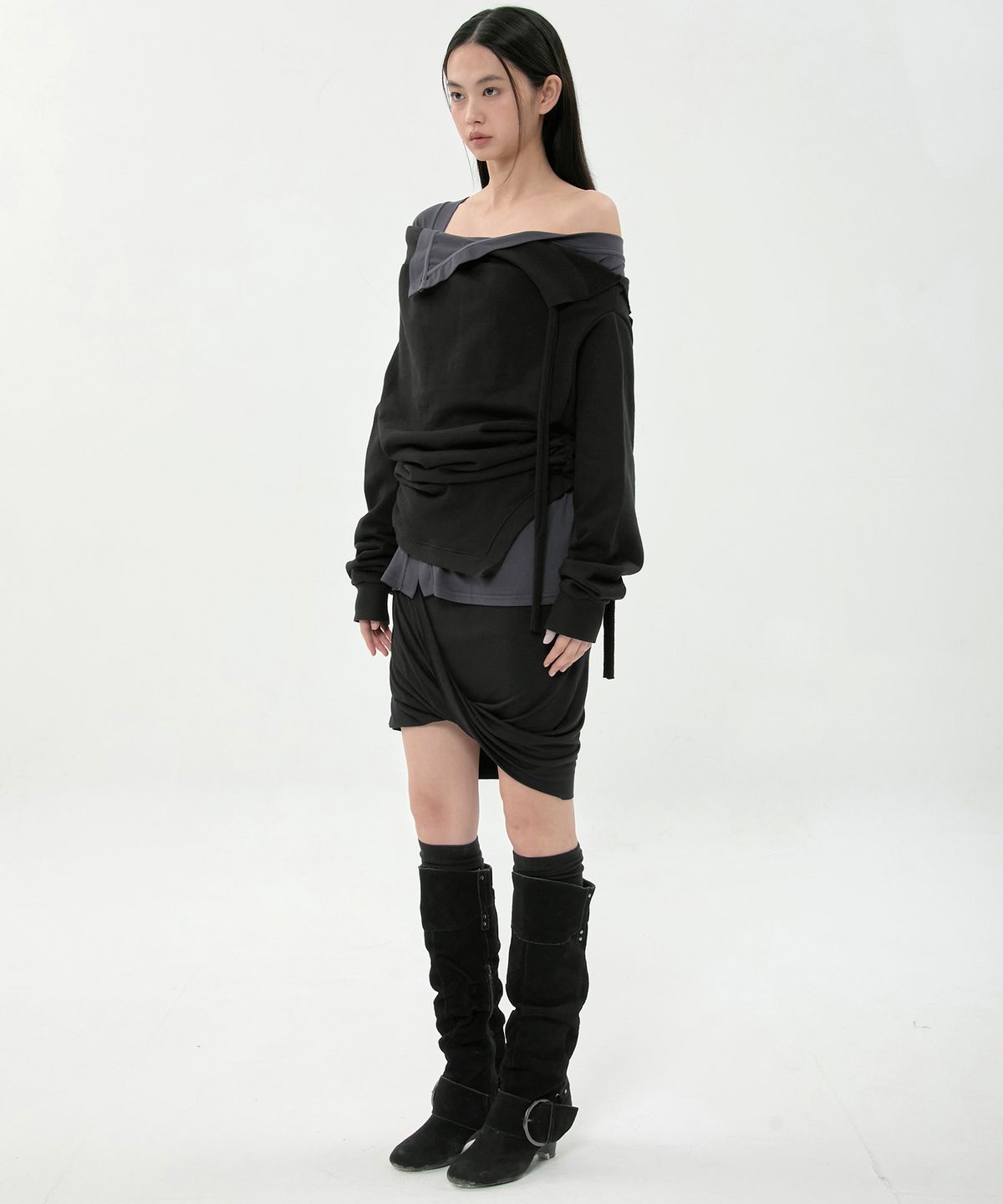 플레어업(FLAREUP) 2-Layered MTM (FL-197_Black&Charcoal)