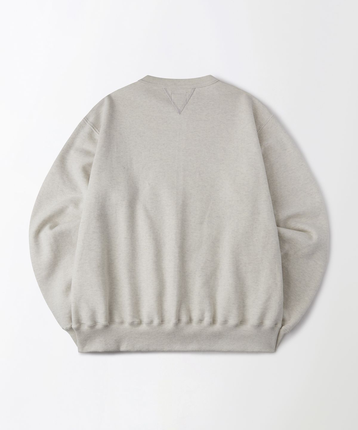 아웃스탠딩(OUTSTANDING) JAPANESE URAKE JERSEY TUBULAR SWEAT_1%OATMEAL