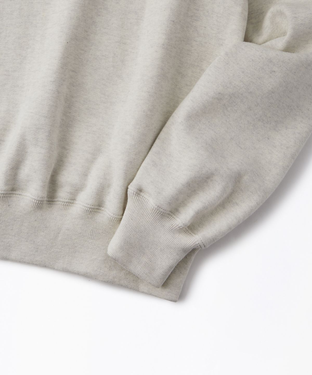아웃스탠딩(OUTSTANDING) JAPANESE URAKE JERSEY TUBULAR SWEAT_1%OATMEAL