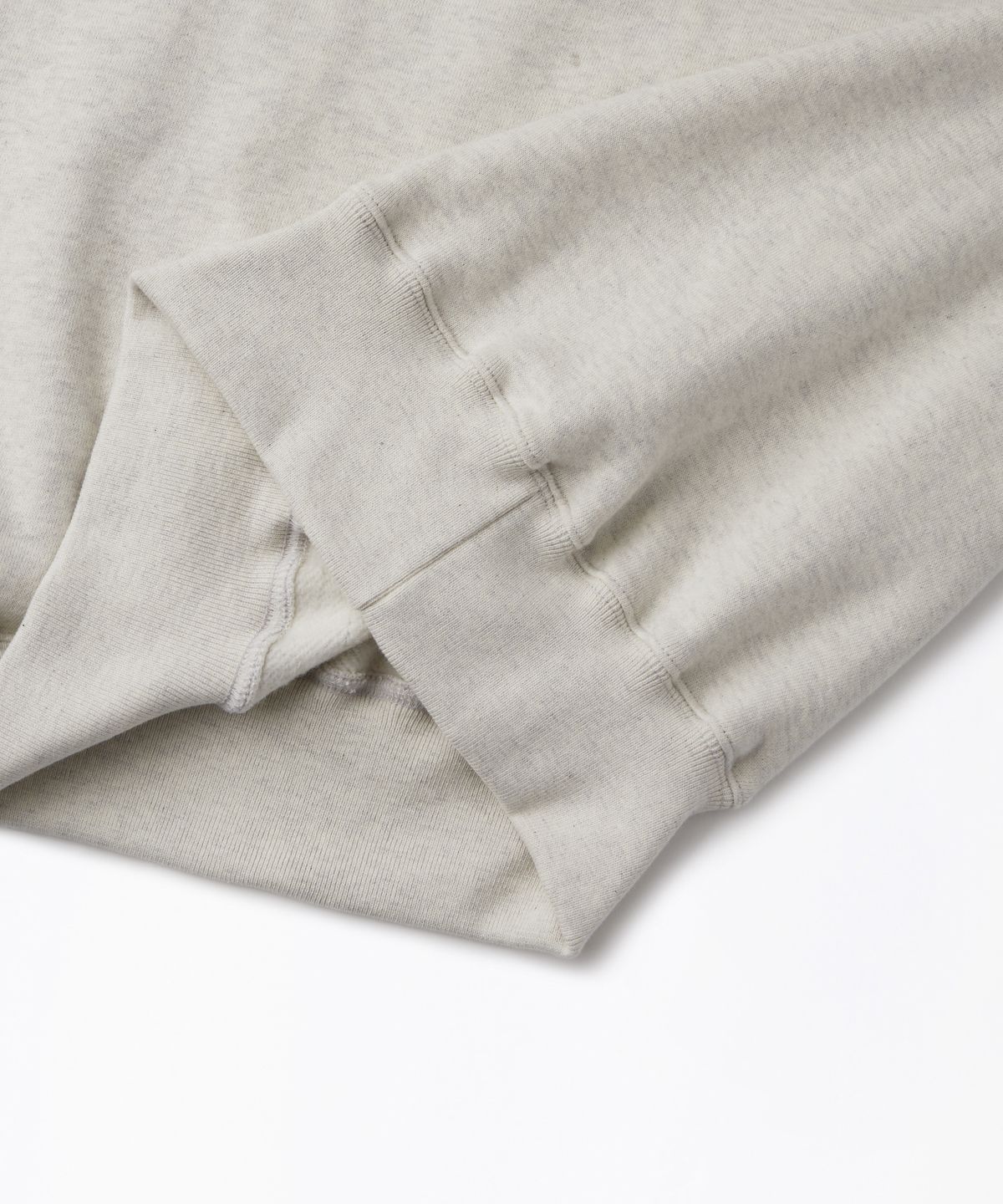 아웃스탠딩(OUTSTANDING) JAPANESE URAKE JERSEY TUBULAR SWEAT_1%OATMEAL