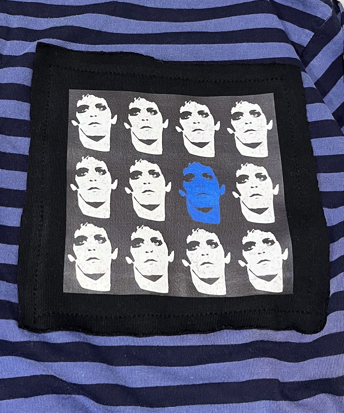 스케이터락(SK8ER ROCK) Static Pigment Stripe T-Shirt (blue*navy)